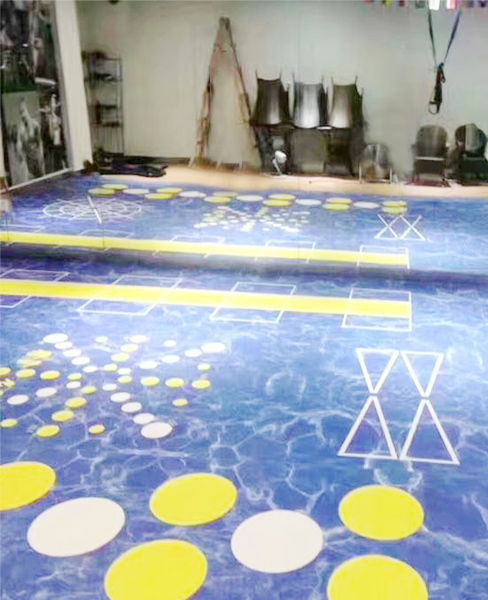 銅陵塑膠地板 奧冠體育設施 塑膠地板批發